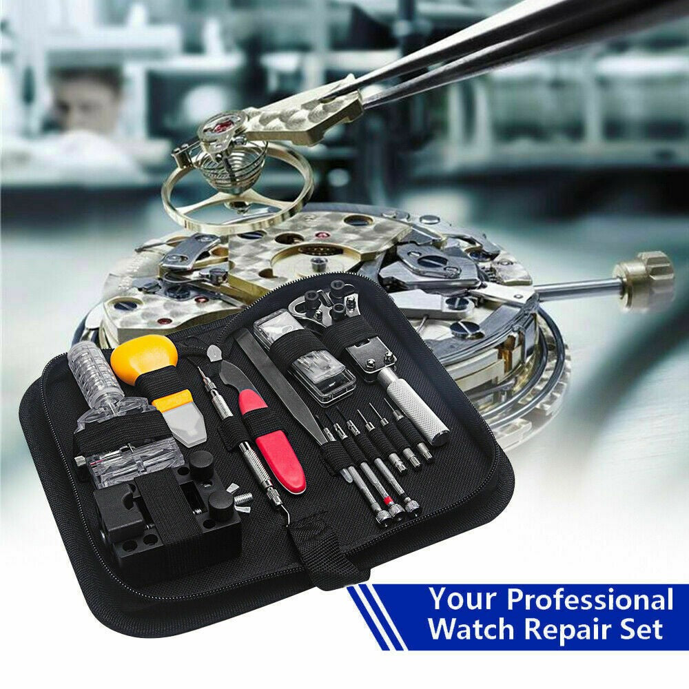 600Pcs Watch Repair Tool Kit Professional Repairing Spring Remover Tools + Case