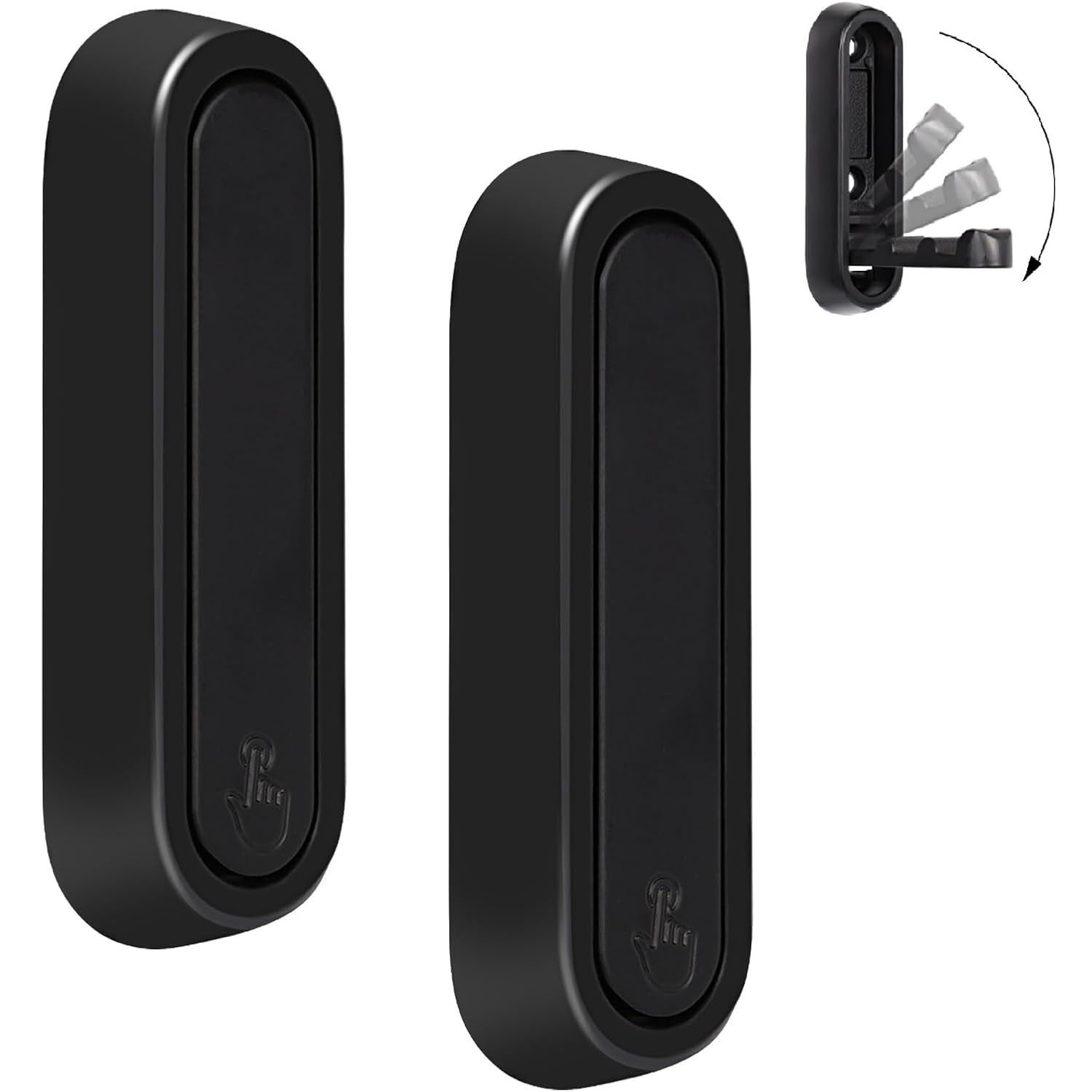 2X Folding Wall Hooks Wall Mount Clothes Hanger Hooks Coat Hooks Bathroom Towel