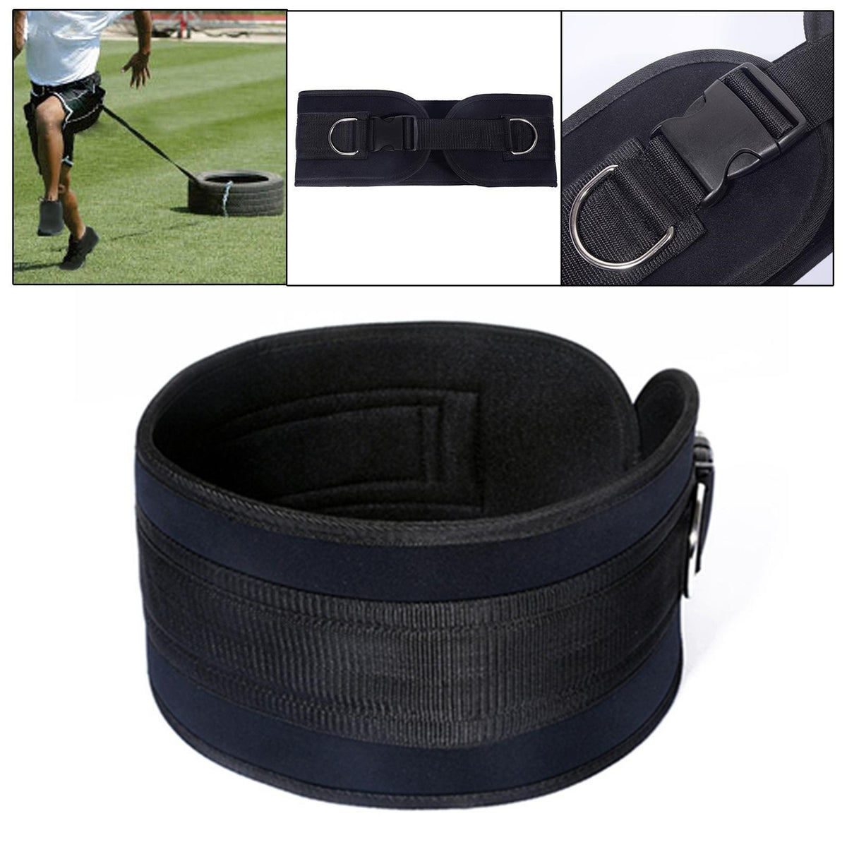 Waist Belt for Pulling Sled Sled Harness Soft Padded Strap Workout Belt for