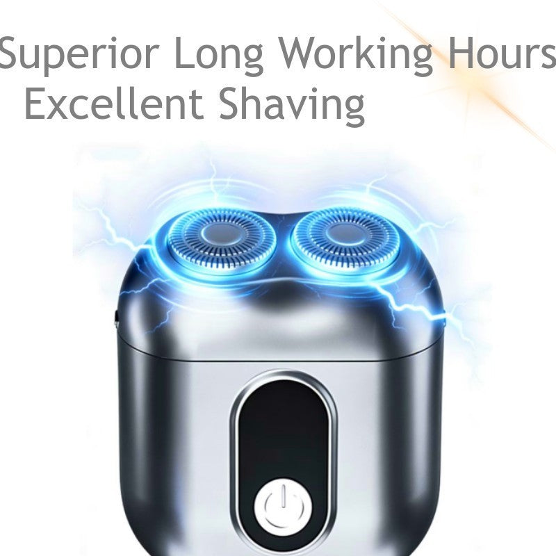 Portable Shaver Travel Rotary Razor Trimmed Beard Cordless High Speed Travel USB
