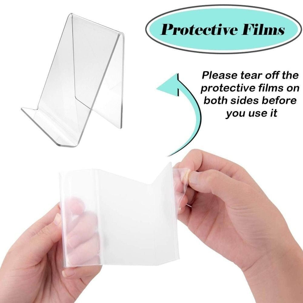 Clear Easel Acrylic Display Stand Tablet Holder Fashion Book Shelf  Notebooks