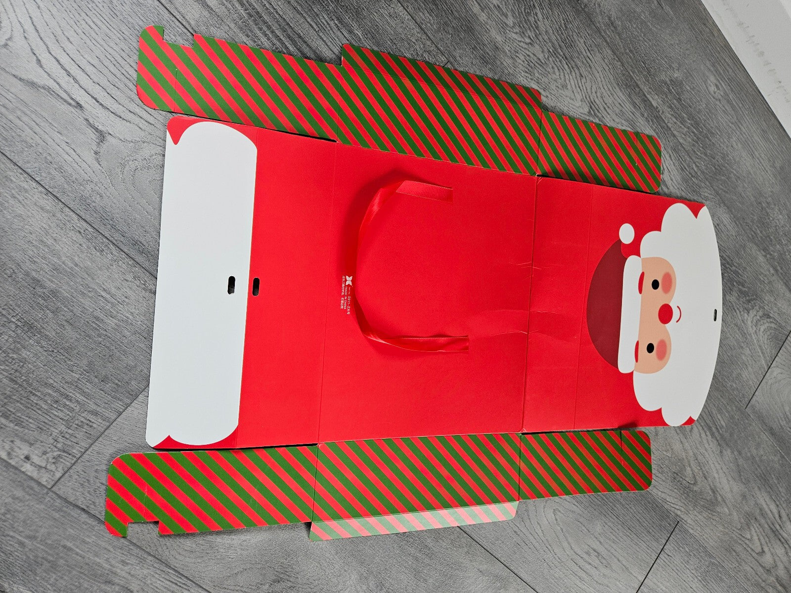 5PCS New Blank Christmas Gift Box, Red, Green, Xmas, Santa
