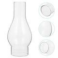 2pcs Clear Oil Lamp Chimney Glass Kerosene Lamp Chimney Glass Lamp Chimney Shade