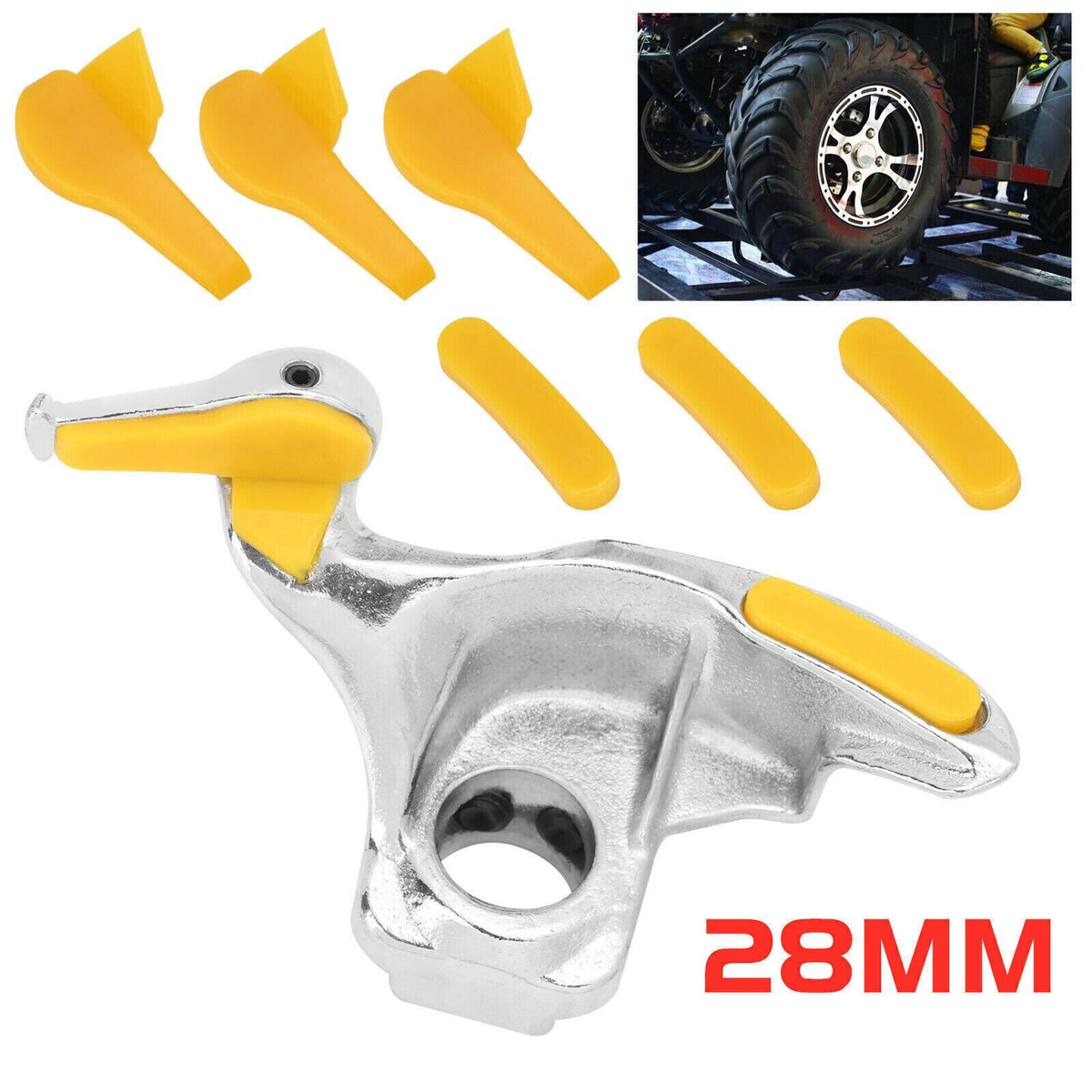 28mm Car Tire Changer Machine Stainless Steel Mount Demount Duck Head Tools