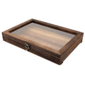 Wood Specimen Display Case Small Items Holder Versatile Jewelry Storage Box