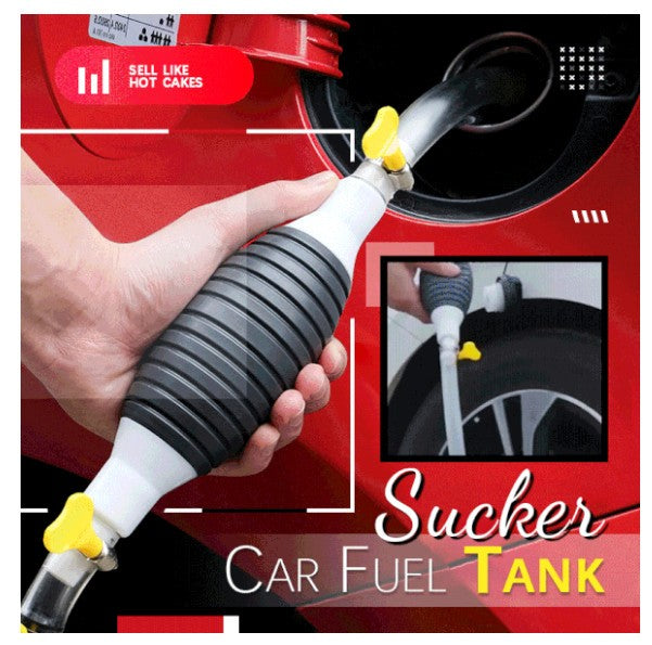 Hand Siphon Pump 2M Hose Petrol Diesel Water Oil Liquid Fuel Transfer Pump Tool