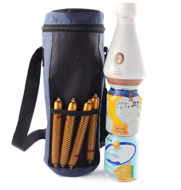 2x 2L Insulated Cooler Cool Carry Bag Water Drink Bottle bag Hiking
