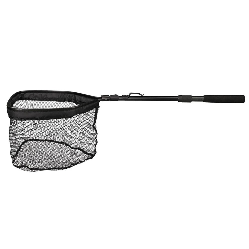 2pcs Rubber Coated Landing Net Telescopic Foldable Floating Fishing Net Trout