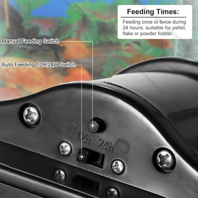 Automatic Fish Food Feeder Timer For Aquarium Tank Pond Flake Pellet Feeding