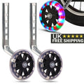 Universal Kids Bike Bicycle LED Training Wheels Stabilisers For 12-20 Inch Cycle