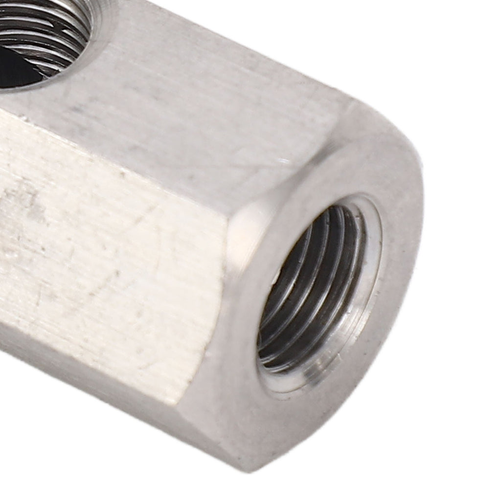M10x1.0 Oil Pressure Sensor Tee-M10 Adapter Turbo Supply Feed Line Gauge Sta NIU