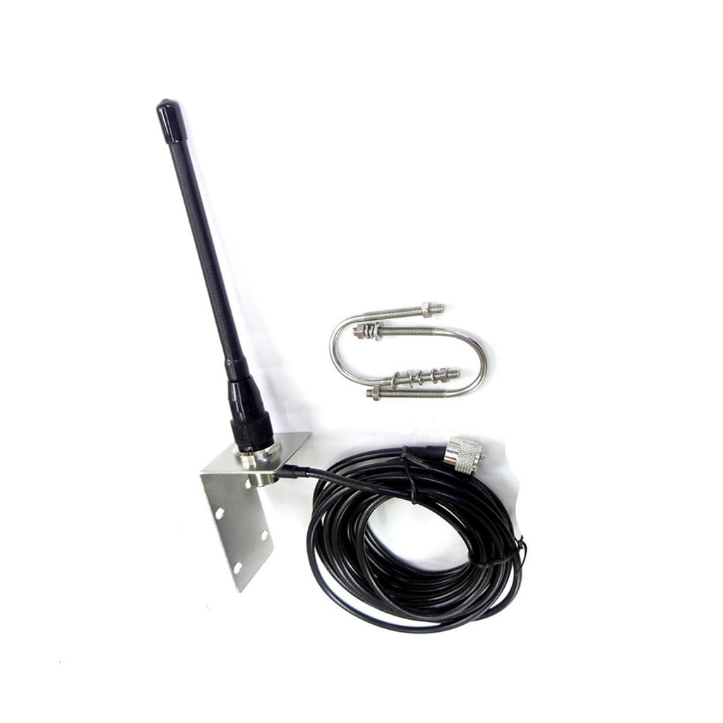 156-163Mhz VHF Marine Antenna Rubber Mast Aerial & 5M RG-58 Cable