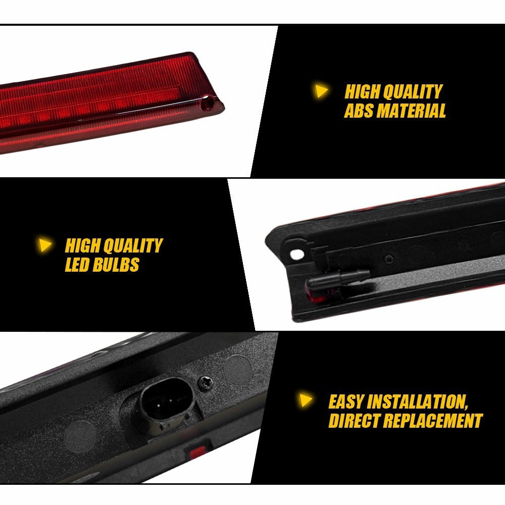 Rear High Level Third Brake Light For Ford Fiesta MK7 2008-13 Focus MK3 2012-15