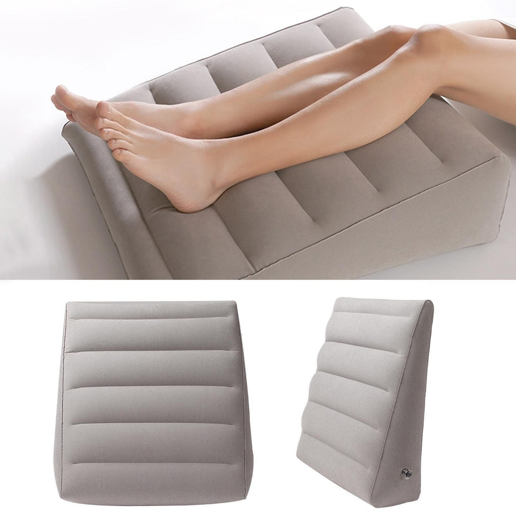 Luxtude Inflatable Wedge Pillow for Sleeping, Back Pain Relief, Travel Support