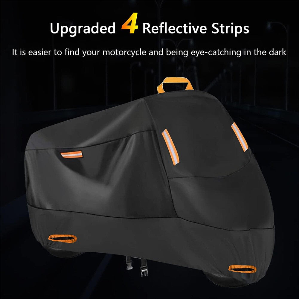 Waterproof Heavy Duty Motorcycle Motorbike Cover Outdoor Rain Dust UV Protector