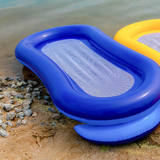 Inflatable Water Floating Lounge Chair Mesh Pool Float Recliner