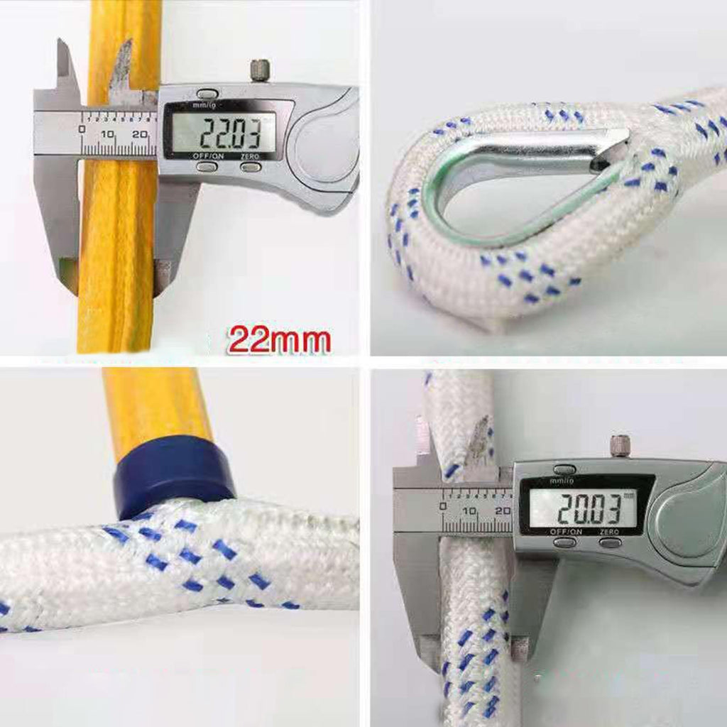 Emergency Fire Escape Ladder Soft Rope Portable Kids Adult for Engineering 3/5m