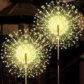 2PCS Solar Lights Outdoor Garden LED Solar Powered Firework Light Lamp DIY