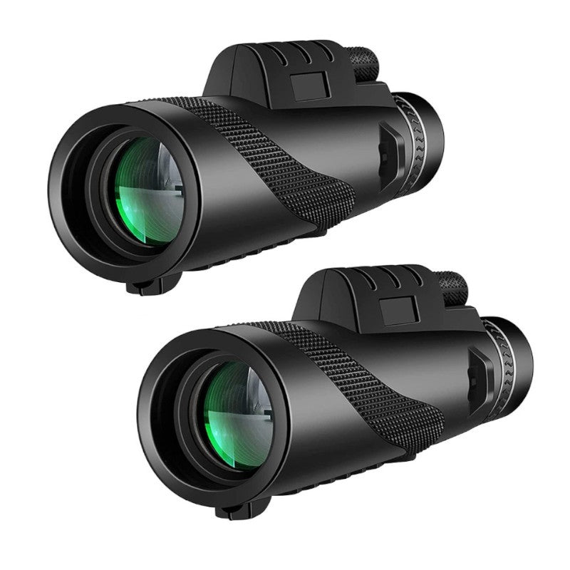 80X100 Monoculars High Power Telescope With Smartphone Clip And Tripod For Trave