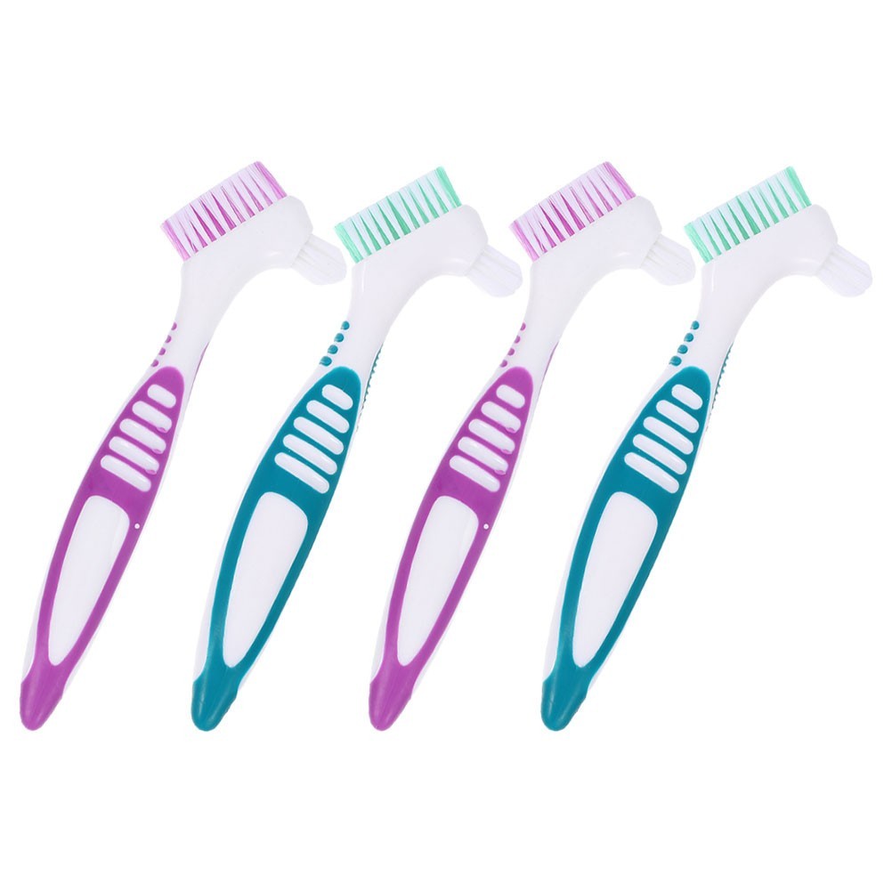 4 Pcs Fish Tank Cleaning Brush Turtle Cleaner Denture Glue Remover