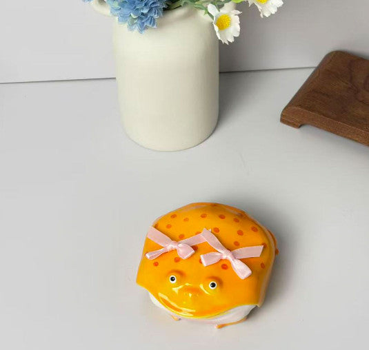 Handmade Ugly Frog Wireless Earphone Protector Case,Weird Frog Case for Airpod