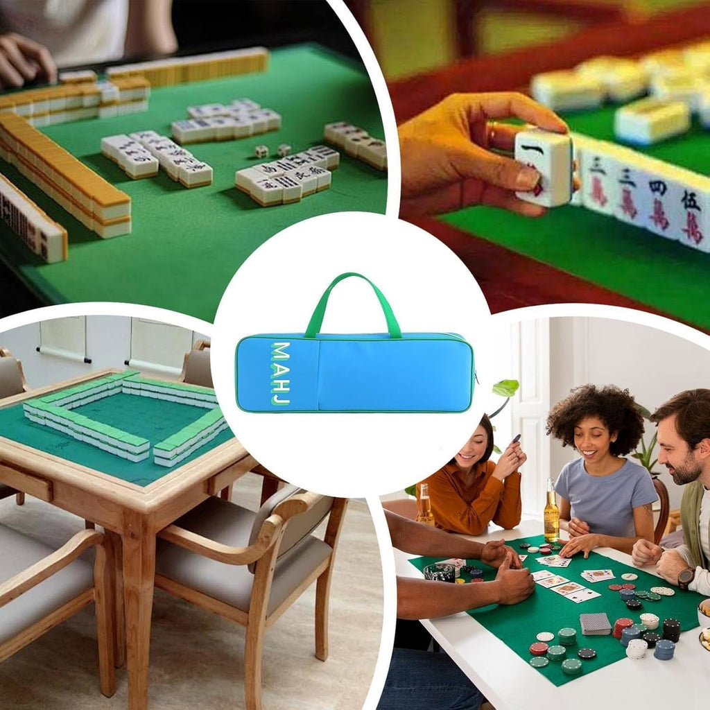Mahjong Rack Storage Bag | Ergonomic Mahjong Organizer with Zipper