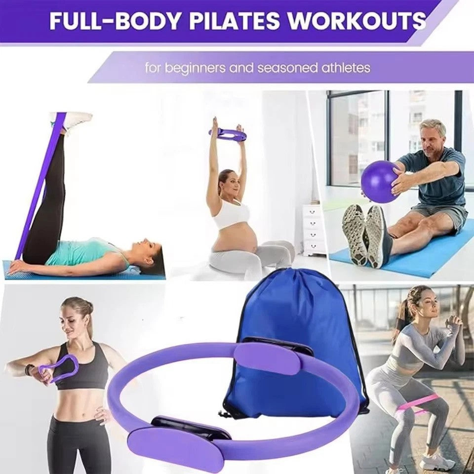 13Pcs Pilates Kit Pilates Essentials Set Multi-Function for Stretching Toning UK