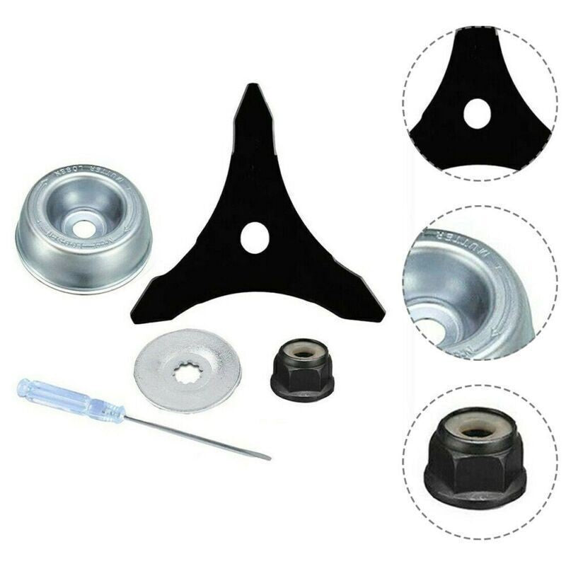 Brush Cutter Blade Kit For Stihl String Trimmer FS120 FS250 FS130R FS130 3 Teeth