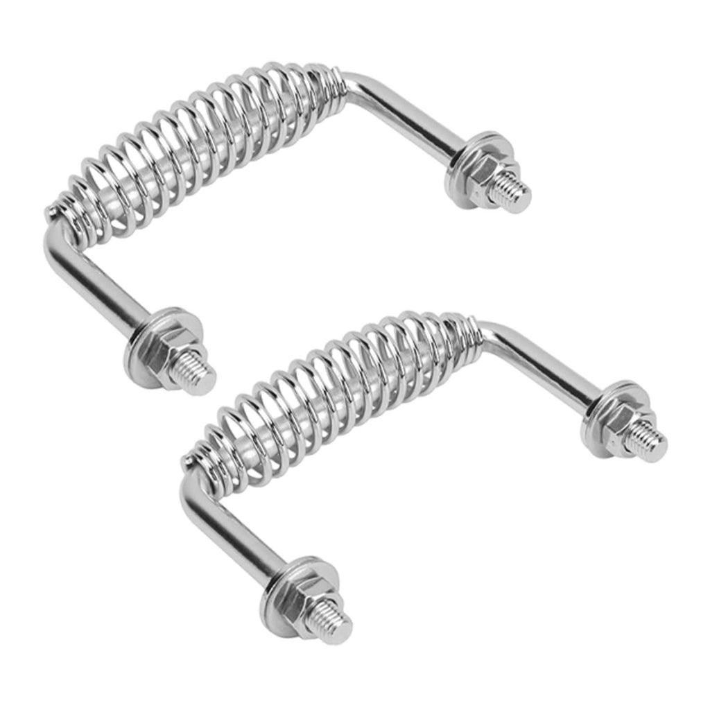 Heat Resistant Stainless Handle with Bolt for BBQ Grill Accessories Kit and Wood