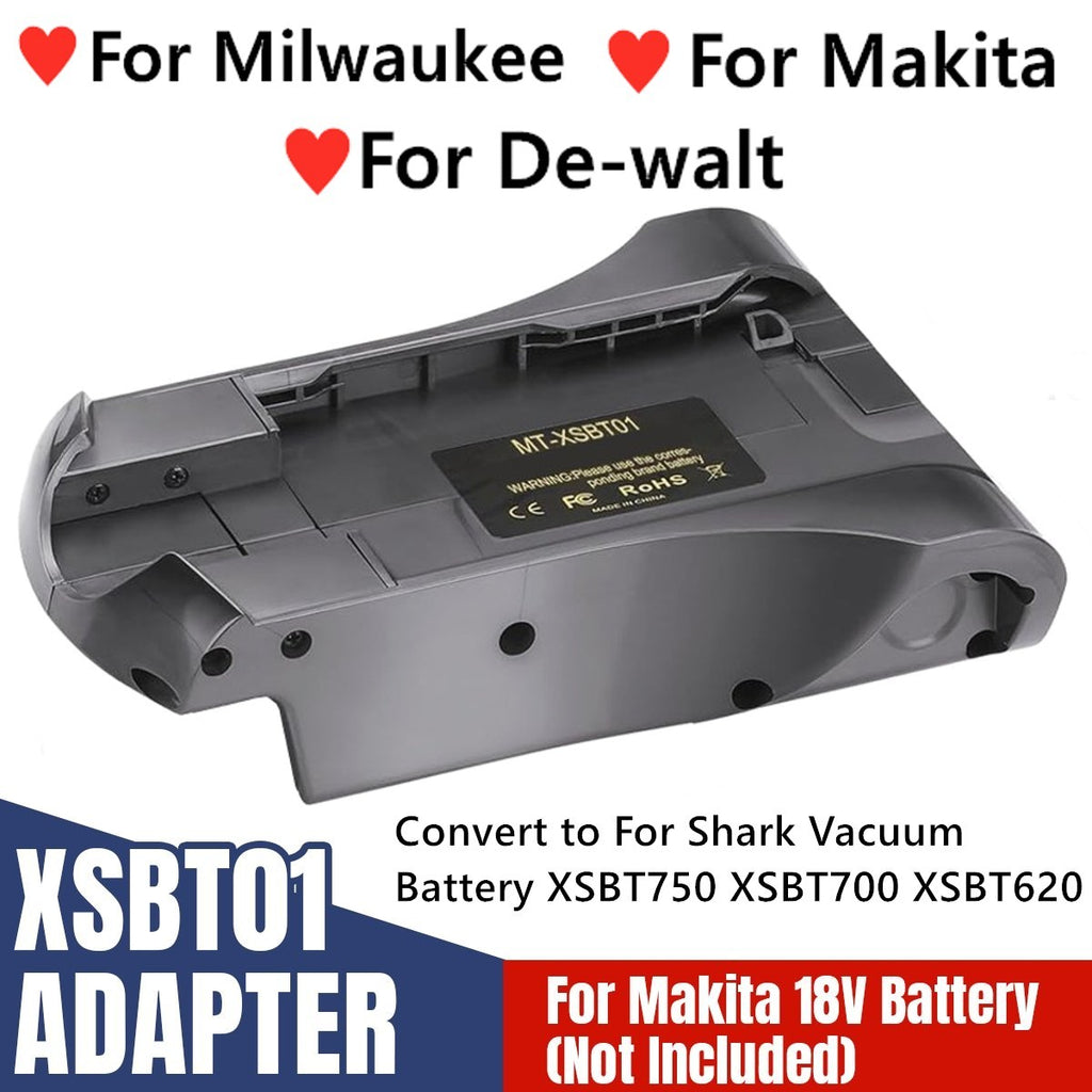 Adapter For Milwaukee 18V Battery Convert to For Shark Vacuum Battery