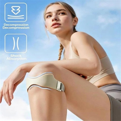 Stryde Precision Strap Knee Brace Silicone Pad Adjustable Breathable Sport UK