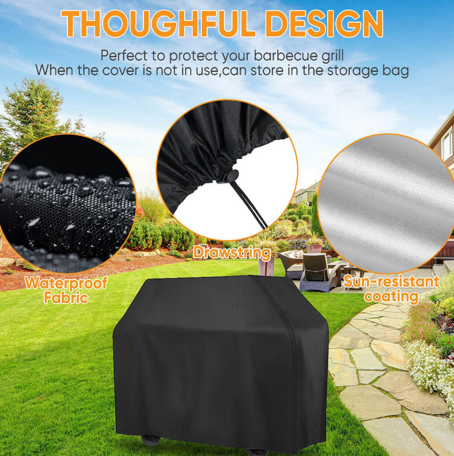 2X BBQ Cover Waterproof Barbecue Gas Smoker Grill Patio Garden Outdoor