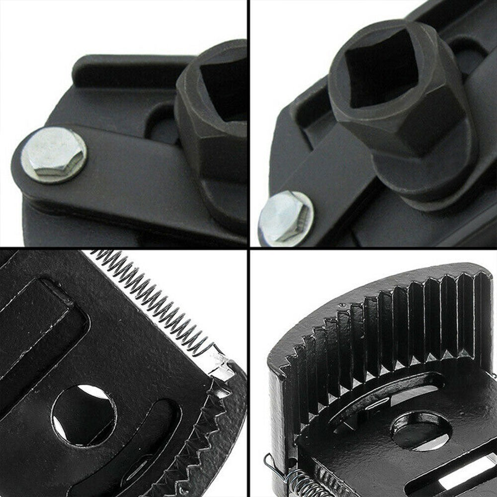 1/2" Universal Adjustable Oil Filter Wrench Set for 60mm-80mm Removal Tool Cap