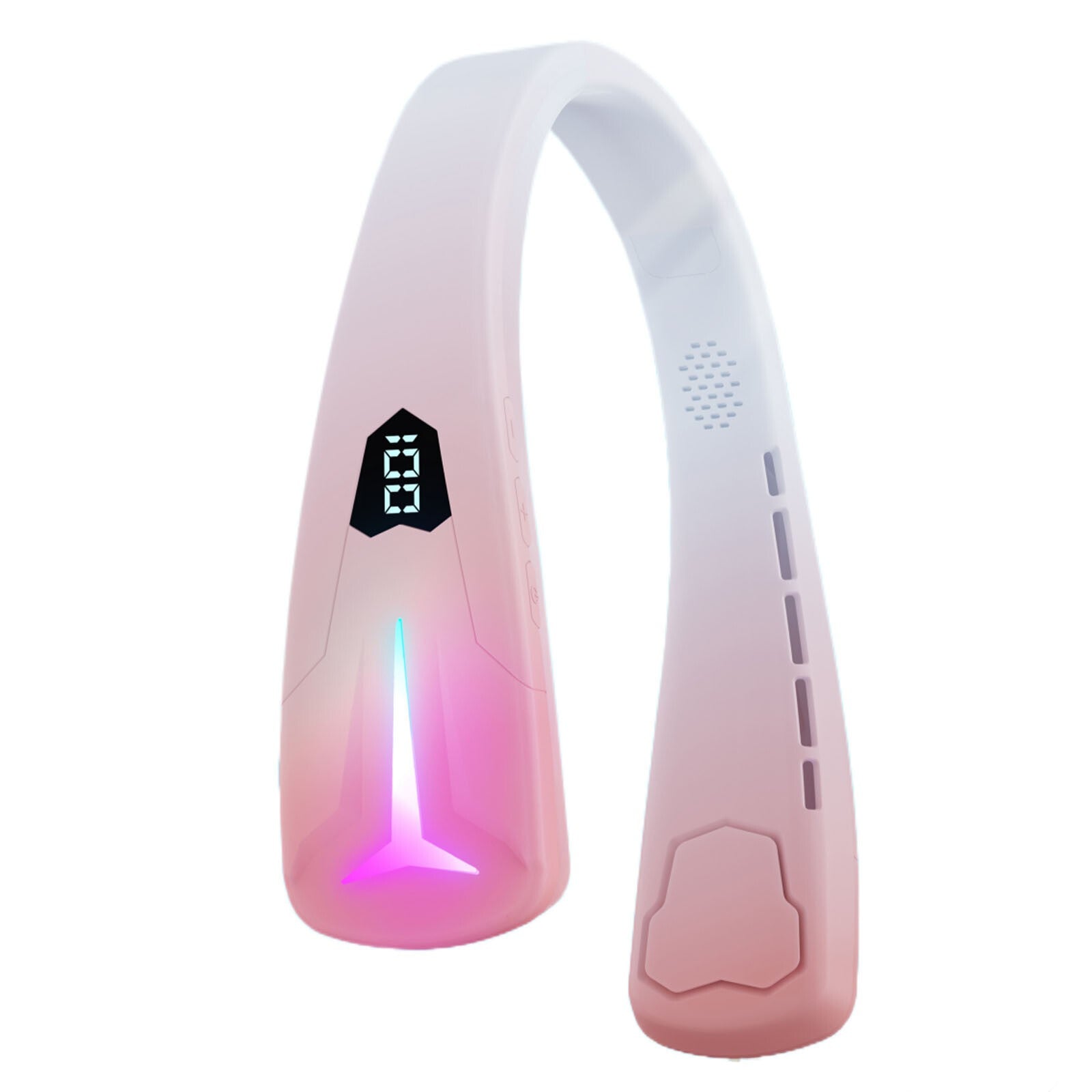 Sporty Bluetooth Neck Fan Cooler 4000mAh USB Rechargeable Portable 1pack