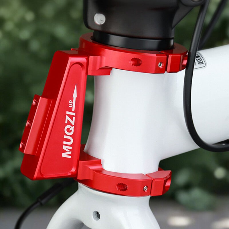 Folding Bike Front Bag Carrier Mount Adapter for Bicycle Front Bag Holder Tool
