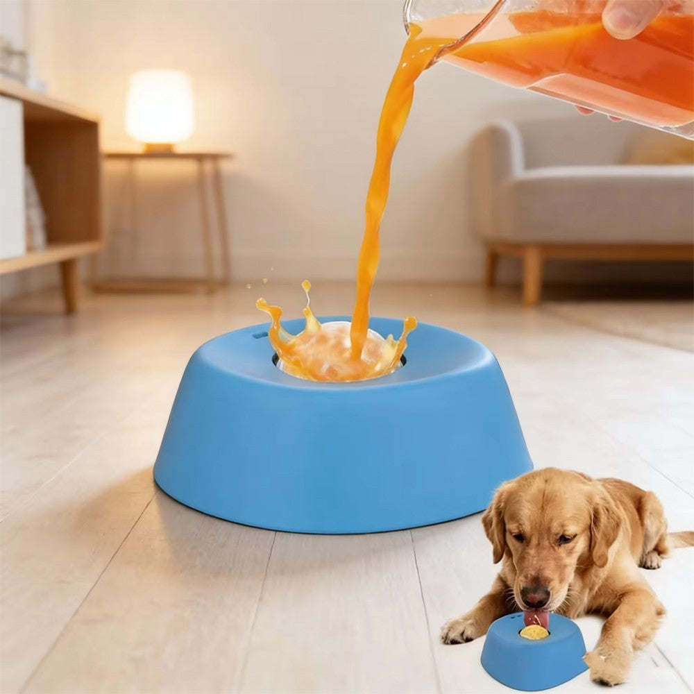 Pet Slow Feeding Lick Bowl Dog Entertainment Liquid Food Licking Play Ball Toy
