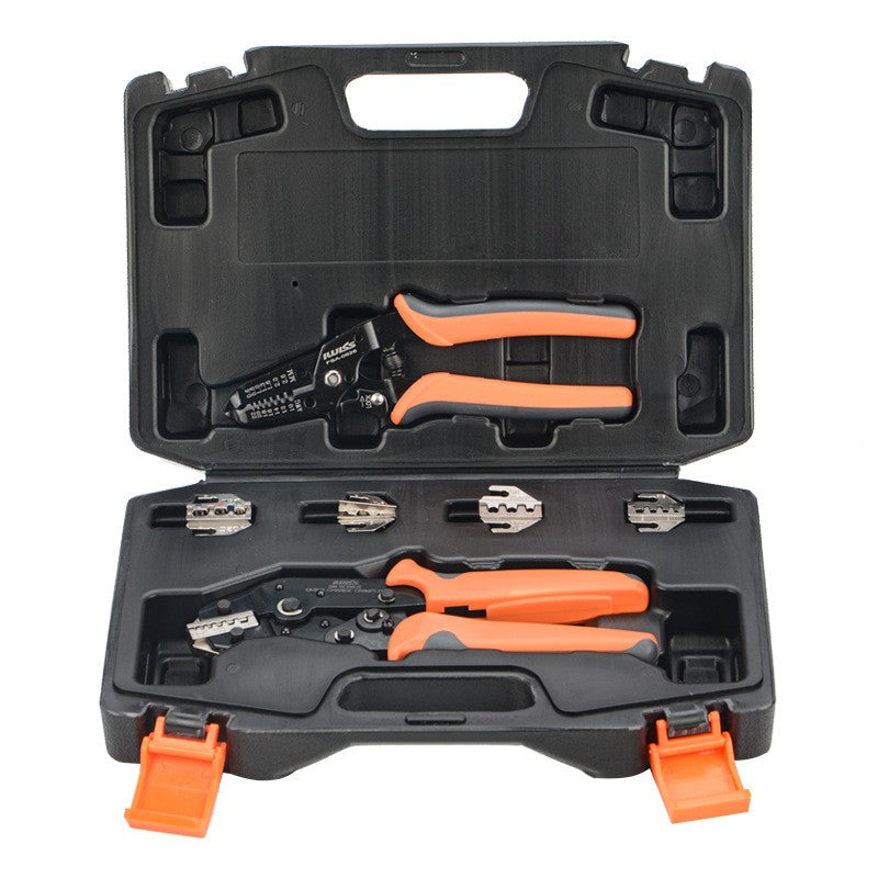 IWISS SN Series Quick Change Wire Crimper Tool Set Connectors Crimping Plier Kit