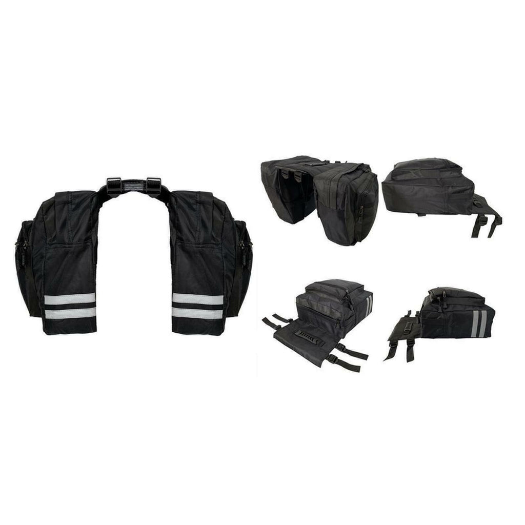 Waterproof Bike Double Panniers Bag MTB Rear Rack Storage Pack