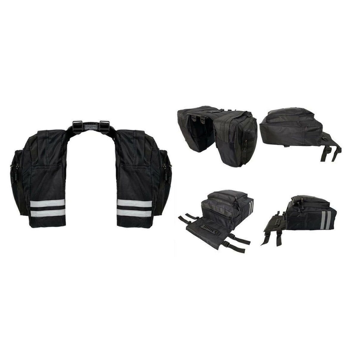 Waterproof Bike Double Panniers Bag MTB Rear Rack Storage Pack