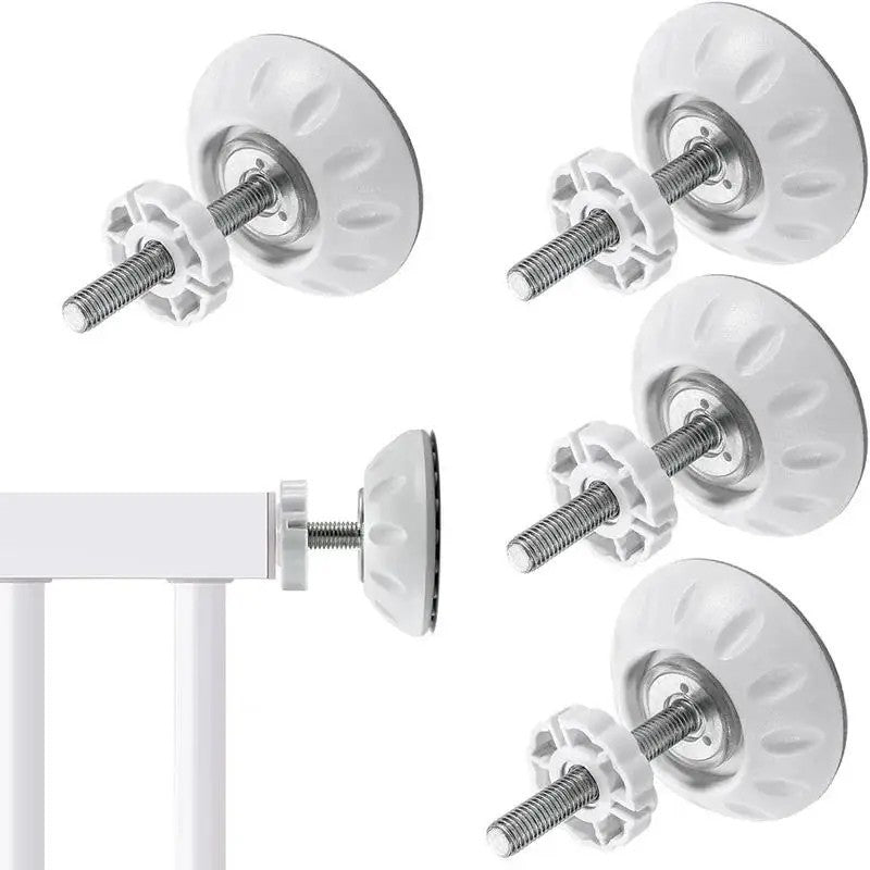 Pressure Mounted Baby Gate Wall Protector White Wall Cups  from Pet and Dog