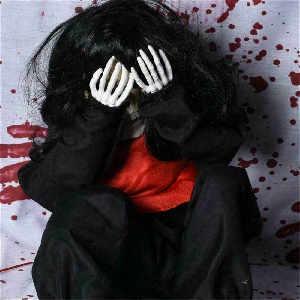 Halloween Animatronic Prop Animated Ghost Evil Decoration Movement Creep UK