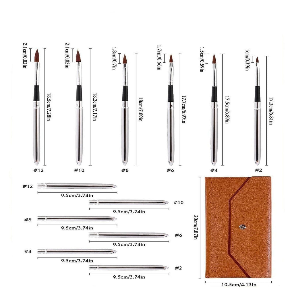 Travel Watercolor Brushes Retractable Painting Brush Set for Watercolor