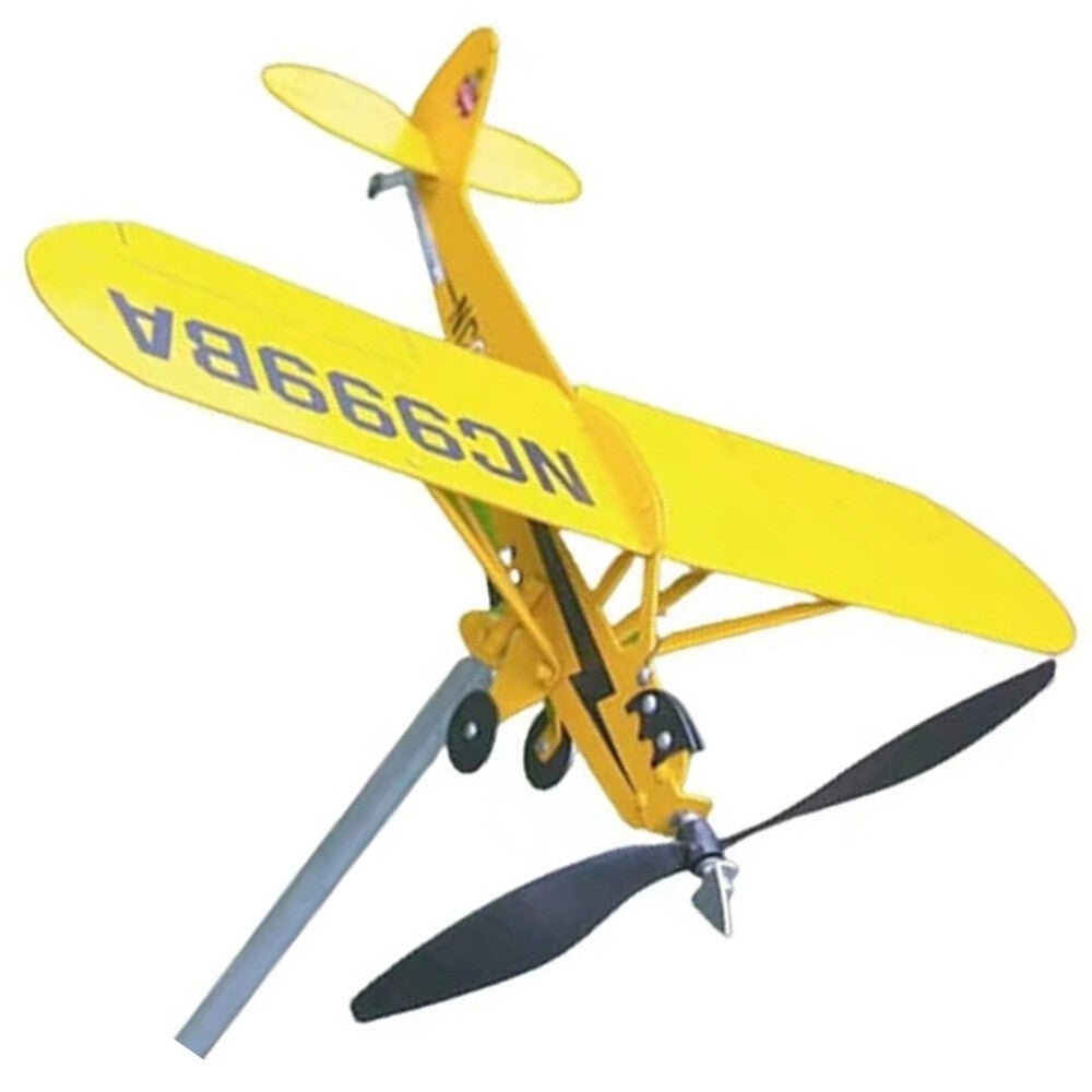 Airplane Weathervane Weather Vane Wind Direction Compass Garden Decor Windmill