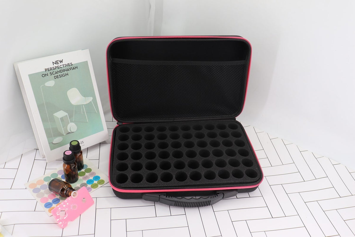 EVA Essential Oils Carrying Case Travel Holder for 60 Bottles 15ml Oil