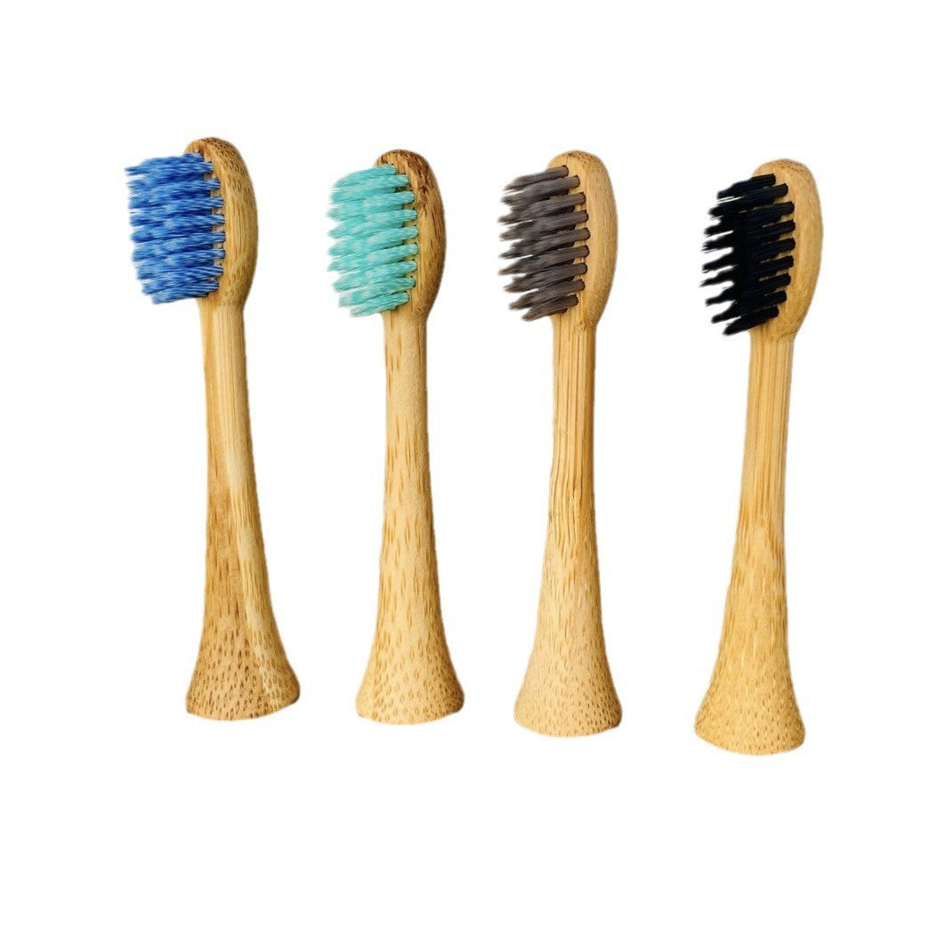 Electric Bamboo Toothbrush Head Bamboo Teeth Environmentally Friendly Coating