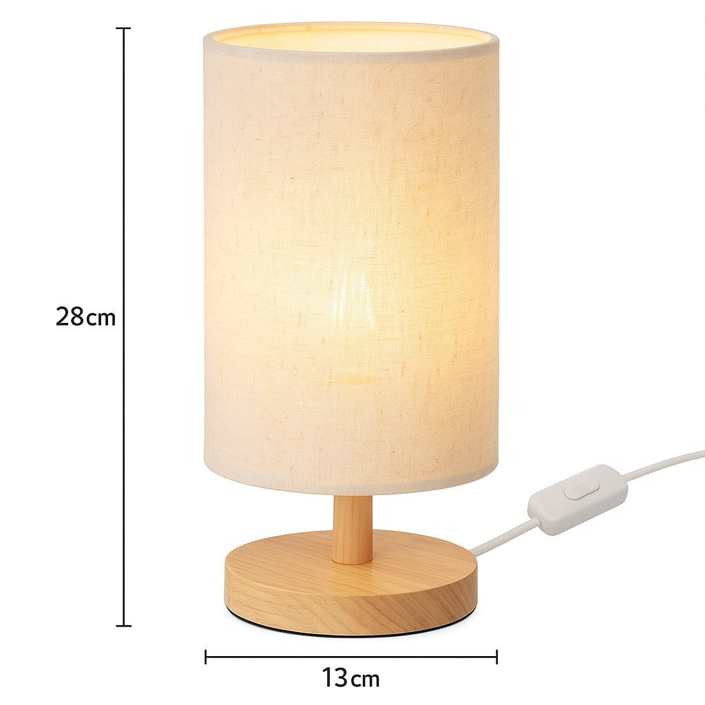 Lamp Table Small Bedroom Bedside Nightstand Desk Lamps Minimalist Living Light