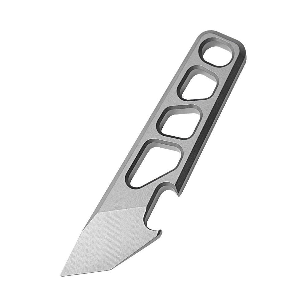 Mini Pry Bar 55mm Edc Crow Bar Bottle Opener Multipurpose Pocket Tool Keychain