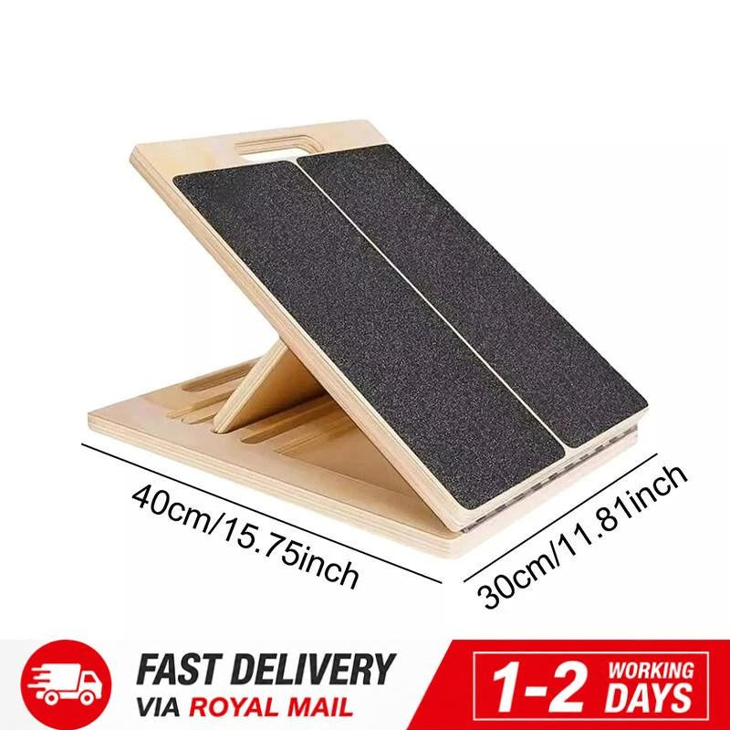 Lant Board Calf Stretcher Folded Wooden Calf Incline Board for Yoga Workout