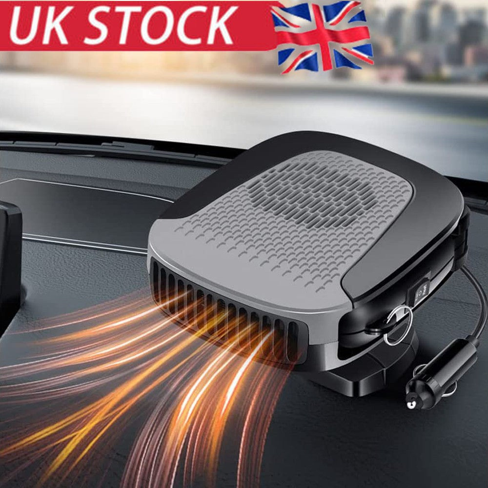 Portable DC 12V Electric Car Heater Heating Fan Defogger Defroster Demister