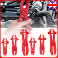 6*Hose Clamp Set Pipe Pliers Plastic Flexible Clamping Radiator Brake Fuel Tool